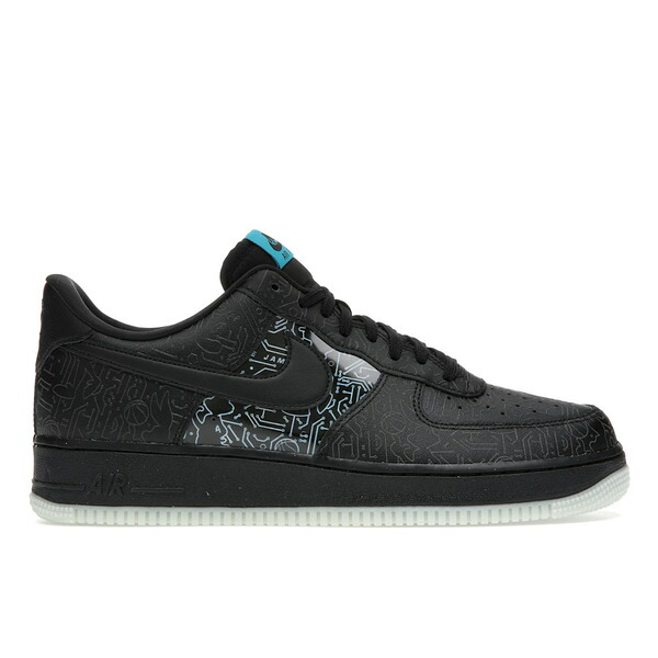 Nike ナイキ メンズ スニーカー 【Nike Air Force 1 Low Computer Chip Space Jam】 サイズ US_M_13 Black/Light Blue Fury-Black｜asty