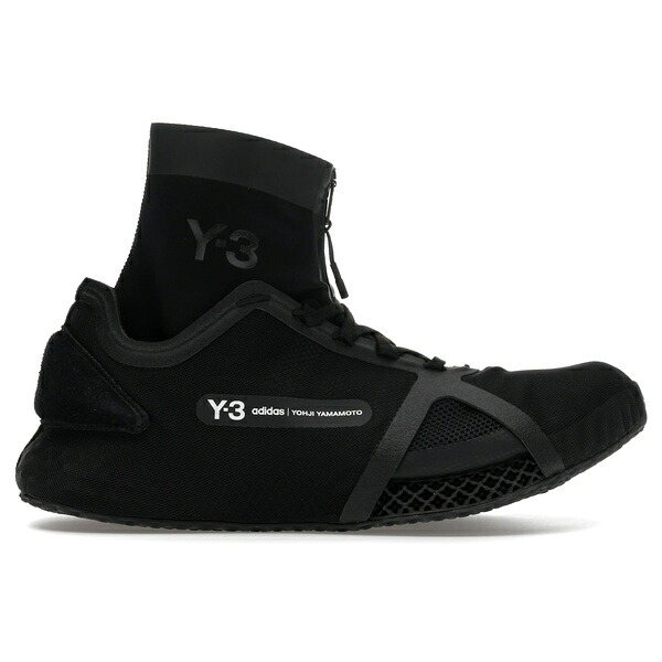 adidas アディダス メンズ スニーカー  【adidas Y-3 Runner 4D IOW Black】  サイズ US_7(25.0cm) Black/Black/Core White