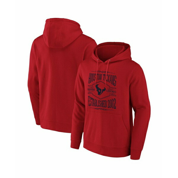 お礼や感謝伝えるプチギフト ファナティクス メンズ パーカー スウェットシャツ アウター Men's NFL x Darius Rucker  Collection by Red Houston Texans 2-Hit Pullover Hoodie www.agroservet.com