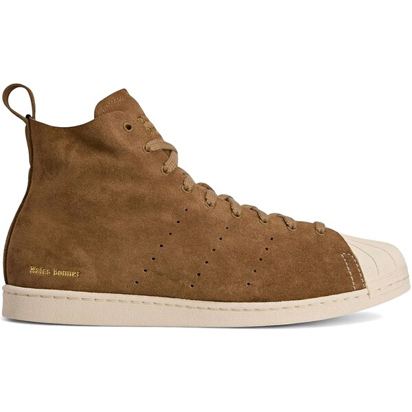 adidas アディダス メンズ スニーカー  【adidas Superstar Hi Wales Bonner Brown】  大いさ US_12.5(30.5珊) Supplier Colour/Wonder White/Gold Metallic スニーカー-靴-メンズ靴