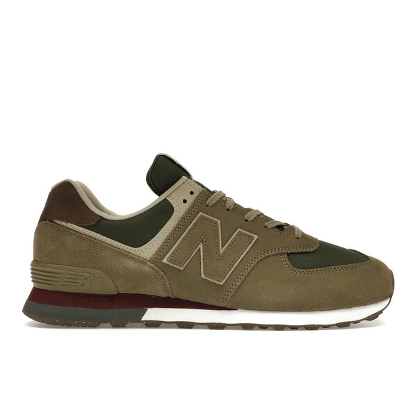 New Balance ニューバランス メンズ スニーカー 【New Balance 574 Olive Bone】 サイズ US_9.5(27.5cm) Olive/Bone｜asty