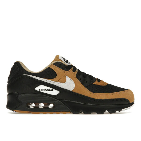 Nike ナイキ メンズ スニーカー  【Nike Air Max 90 Black Elemental Gold】  大きさ US_8.5(26.5糎) Black/Elemental Gold/Anthracite/Summit White