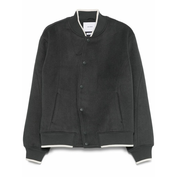 アクセルアリガト メンズ ジャケット＆ブルゾン アウター Typo varsity jacket Grey