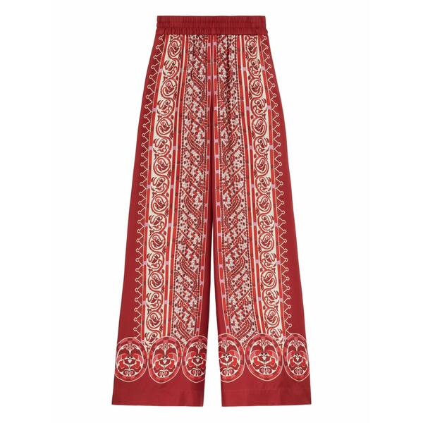 ラ・ダブル・ジェイ レディース カジュアルパンツ ボトムス Silk palazzo pants Red｜asty