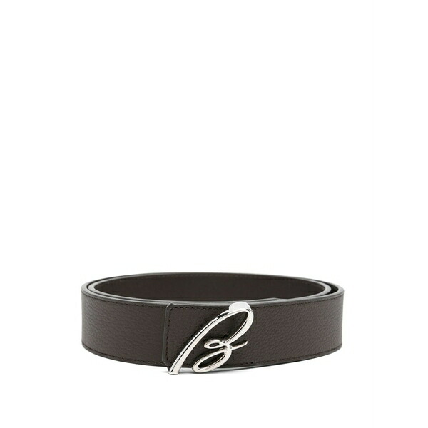 ブリオーニ メンズ 三尺帯 付属物 Logo-buckle belt Brown