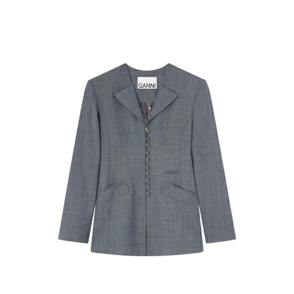ガニー レディース 上衣＆上衣 アウター Button-down jacket Grey