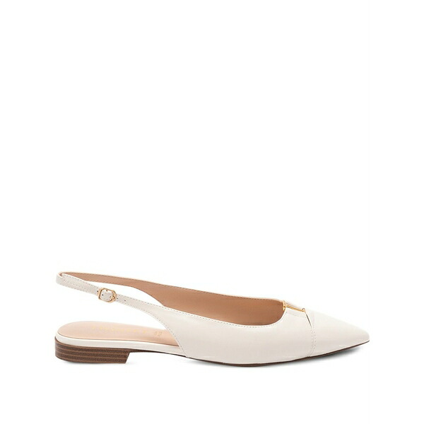 ツイン仕掛ける レディース パンプス シューズ Pointed slingback pumps Neutrals
