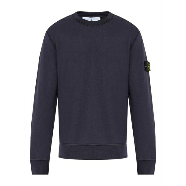ストーンアイランド メンズ パーカー・スウェットシャツ アウター Compass-patch sweatshirt Blue メンズファッション-パーカー