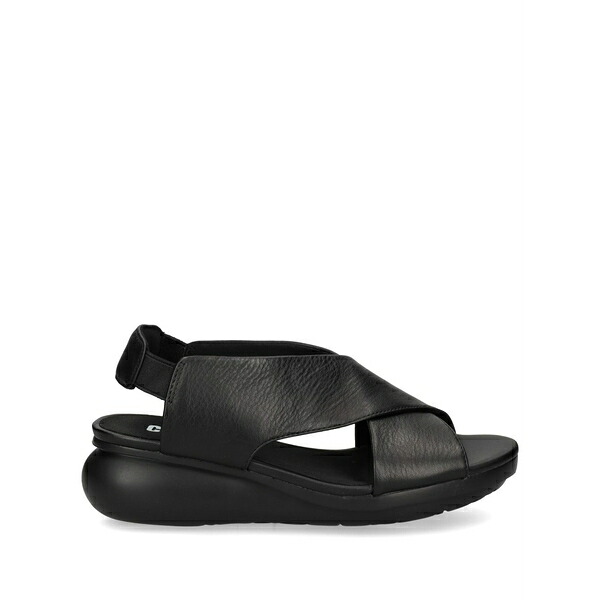 カンペール レディース サンダル シューズ Balloon leather sandals Black|asty