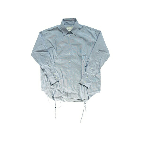 クローズド レディース シャツ トップス Button-up tie-detail cotton shirt Blue｜asty