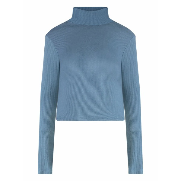 補欠選手リン レディース プルオーバー トップス Hailey turtleneck sweater Blue