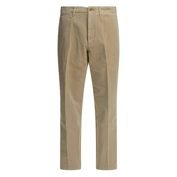 アレックスミル メンズ カジュアルパンツ ボトムス Front-pockets cotton trousers Neutrals|asty