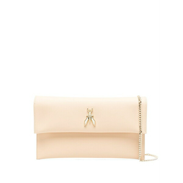 パトリツィア ペペ レディース クラッチペダル御徒面子 御徒面子 Fly clutch bag Neutrals