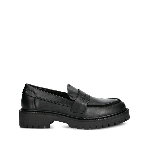 マルコポーロ レディース スリッポン・ローファー シューズ Leather loafers Black