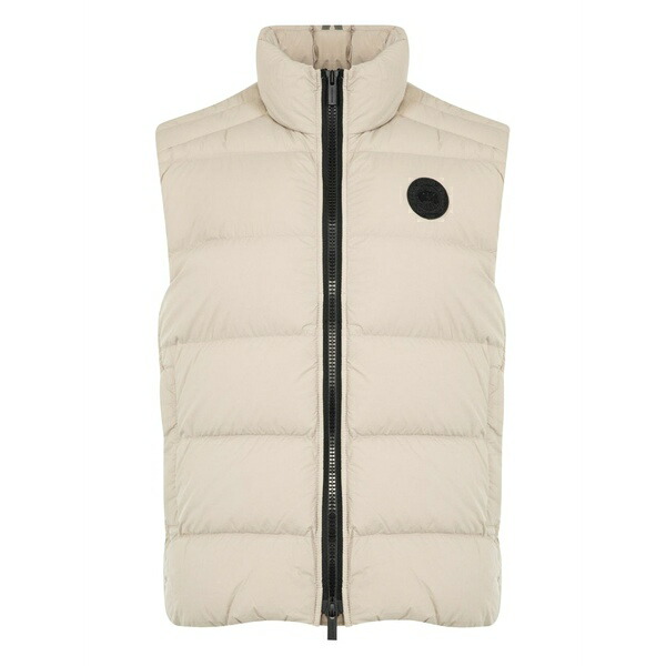 カナダグース メンズ ジャケット＆ブルゾン アウター Crofton quilted panel vest Neutrals