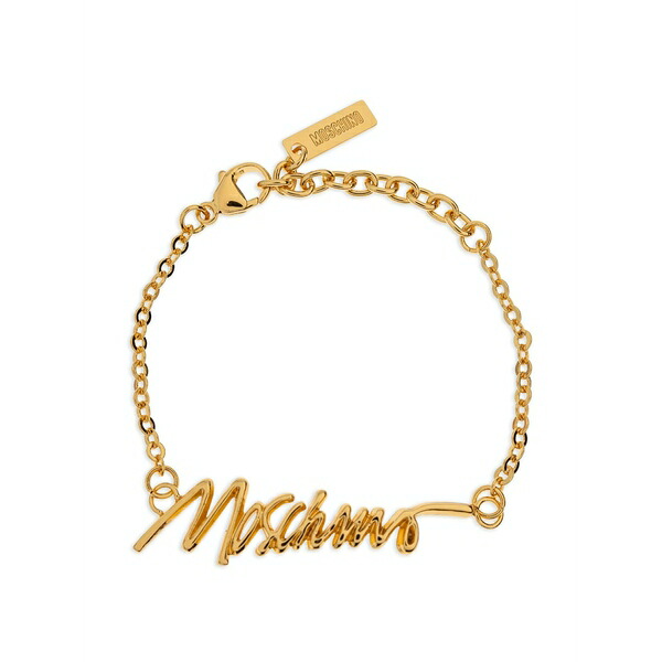 モスキーノ レディース リング アクセサリー Logo bracelet Gold｜asty