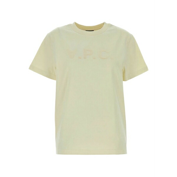 アーペーセー レディース Tシャツ トップス Standard grand vpco cotton t-shirt Neutrals｜asty