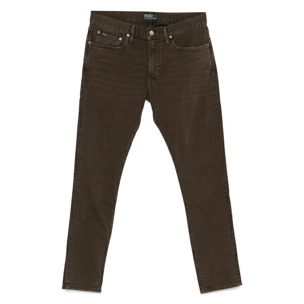 ラルフローレン メンズ カジュアルパンツ ボトムス Logo-patch jeans Brown|asty