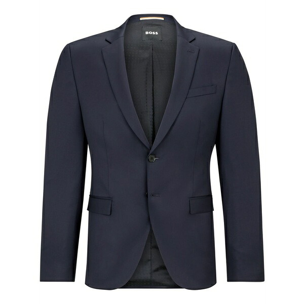 主任者 メンズ 上衣＆上衣 アウター Virgin-wool single-breasted blazer Blue