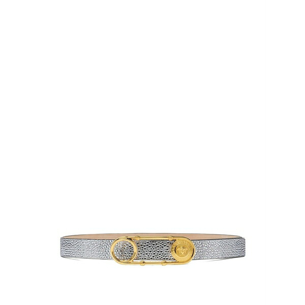 ヴェルサーチ レディース 三尺帯 付属物 Medusa-head leather belt Grey