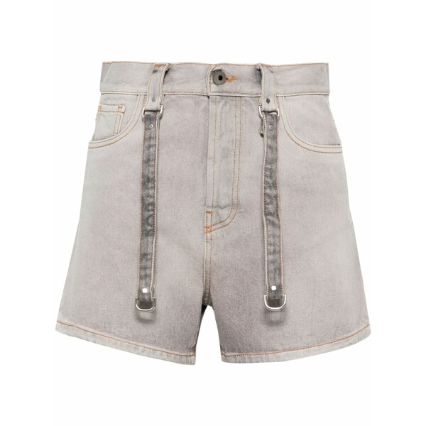 オフホワイト レディース カジュアルパンツ ボトムス Laundry denim shorts Neutrals|asty