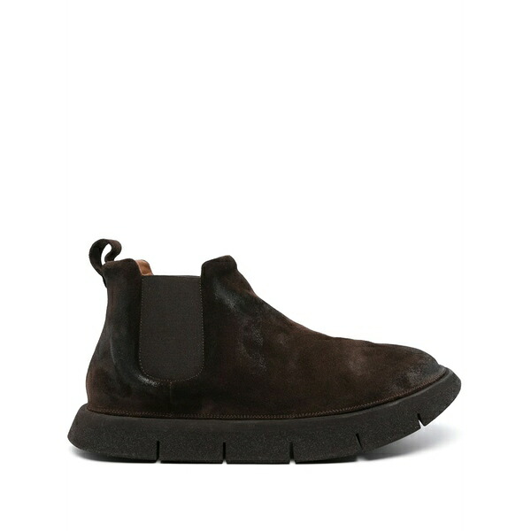 マーシル メンズ ブーツ シューズ Intagliata suede boots Brown