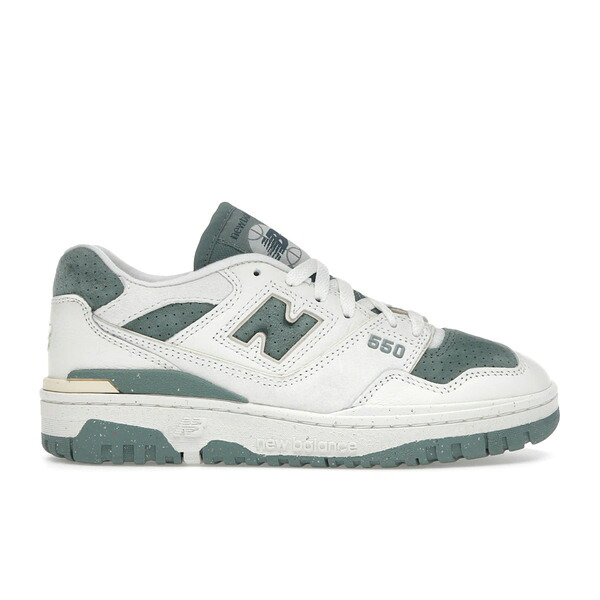 New Balance ニューバランス レディース スニーカー 【New Balance 550 Sea Salt Dark Juniper (Women's)】 サイズ US_6.5(23.5cm) Sea Salt/Dark Juniper｜asty