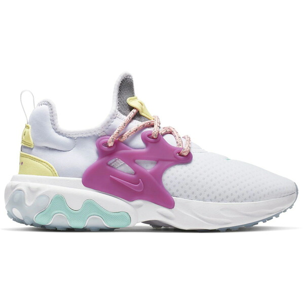 Nike ナイキ レディース スニーカー  【Nike React Presto White Hyper Violet (Women\u0027s)】  大きさ US_6.5(23.5糎) White/Coral/Hyper Violet