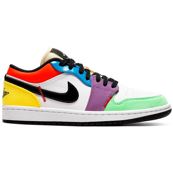 Jordan ジョーダン レディース スニーカー 【Jordan 1 Low SE Multi-Color (Women's)】 サイズ US_6(23.0cm) White/Black-Lightbulb-Team Orange｜asty