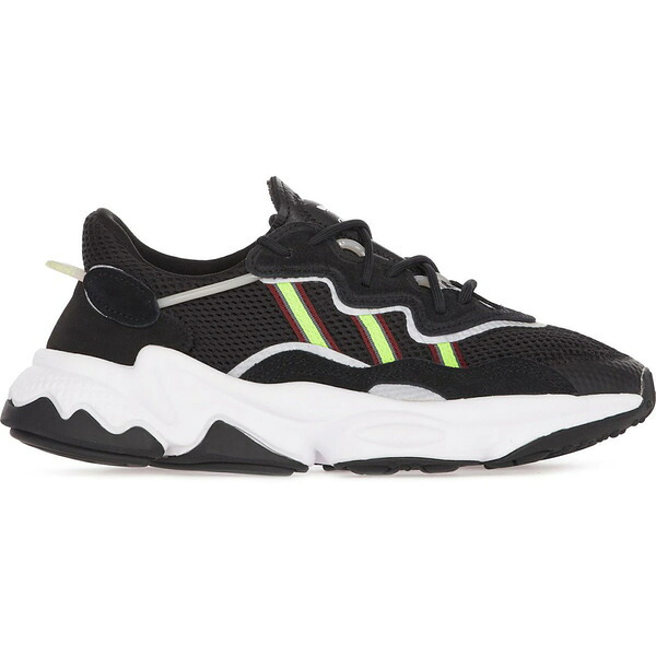 adidas アディダス レディース スニーカー 【adidas Ozweego Black Solar Green (Women's)】 サイズ US_6(23.0cm) Core Black/Solar Green/Onix|asty