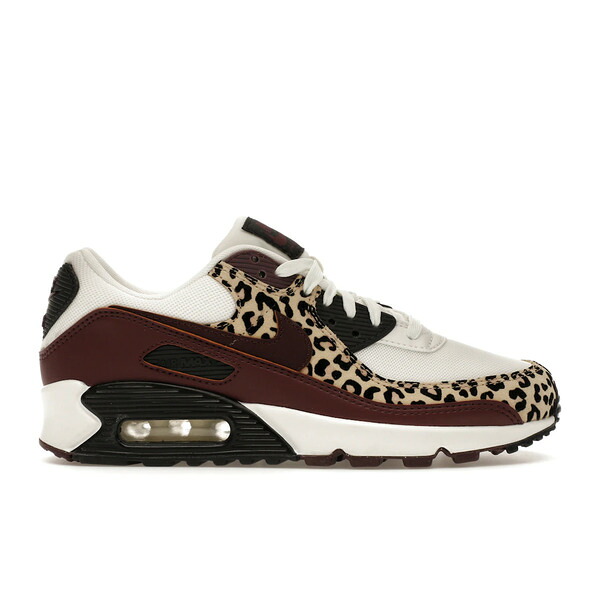 Nike ナイキ レディース スニーカー  【Nike Air Max 90 Leopard Burgundy (Women\u0027s)】  大きさ US_W_11.5 Sail/Burgundy Crush/Velvet Brown