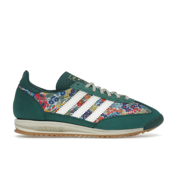 adidas アディダス レディース スニーカー 【adidas SL 72 OG Liberty London Collegiate Green (Women's)】 サイズ US_9(26.0cm) Collegiate Green/Cream White/Gum|asty