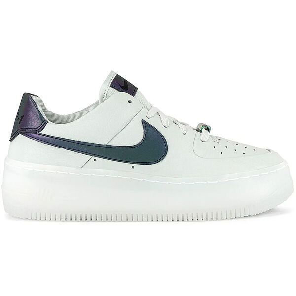 Nike ナイキ レディース スニーカー 【Nike Air Force 1 Sage Low LX Spruce Aura (Women's)】 サイズ US_9.5(26.5cm) Spruce Aura/Blank White｜asty