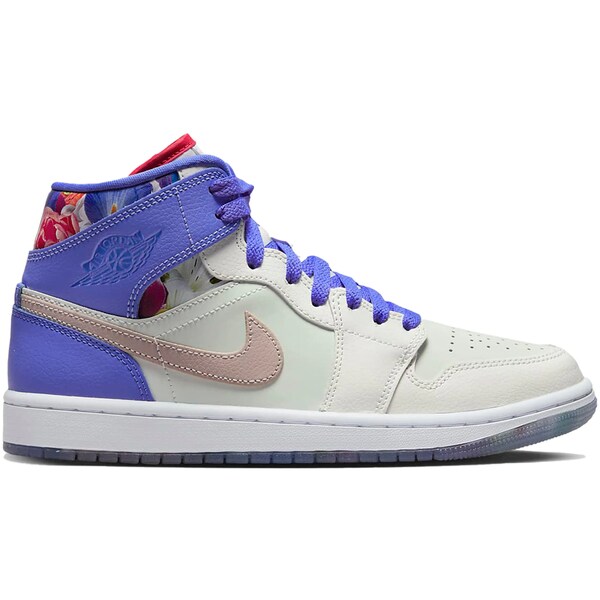 Jordan ジョーダン レディース スニーカー  【Jordan 1 Mid SE Valentine\u0027s Day Flowers (Women\u0027s)】  大きさ US_6(23.0糎) Sail/White/University Red/Fossil Stone