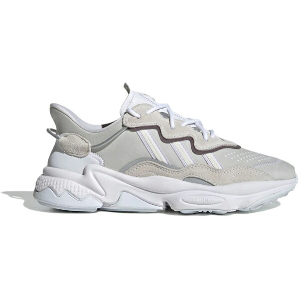 adidas アディダス レディース スニーカー 【adidas Ozweego Cloud White Silver Metalic (Women's)】 サイズ US_8(25.0cm) Cloud White/Off White/Silver Metallic|asty