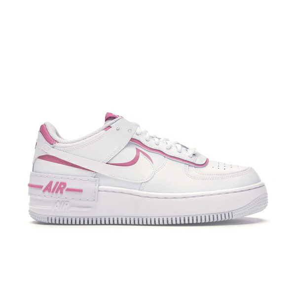Nike ナイキ レディース スニーカー  【Nike Air Force 1 Low Shadow White Magic Flamingo (Women\u0027s)】  大きさ US_6.5(23.5珊) White/White-Magic Flamingo-White