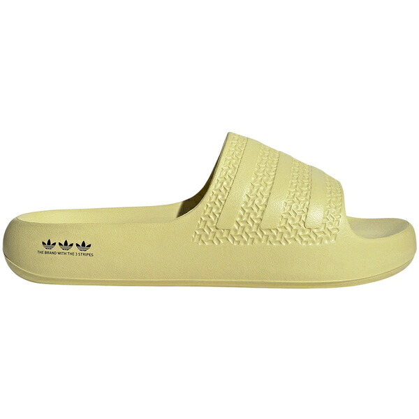 adidas アディダス レディース スニーカー 【adidas Adilette Ayoon Slides Powder Yellow Core Black (Women's)】 サイズ US_6(23.0cm) Powder Yellow/Powder Yellow/Core Black|asty
