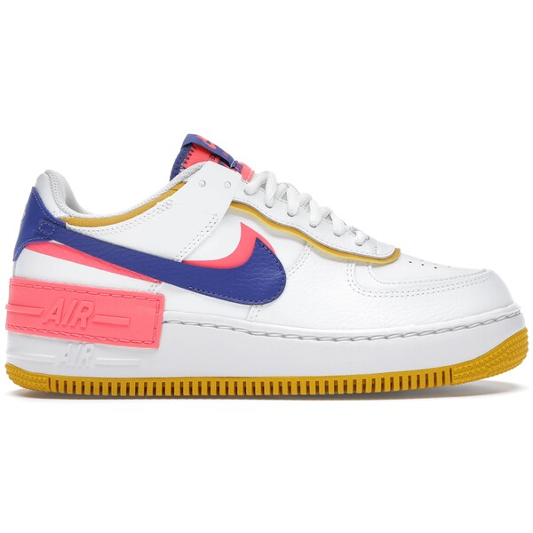 Nike ナイキ レディース スニーカー 【Nike Air Force 1 Low Shadow White Flash Crimson Astronomy Blue (Women's)】 サイズ US_8(25.0cm) Summit White/Flash Crimson-Dark Sulfur-Astronomy Blue｜asty 49,080円