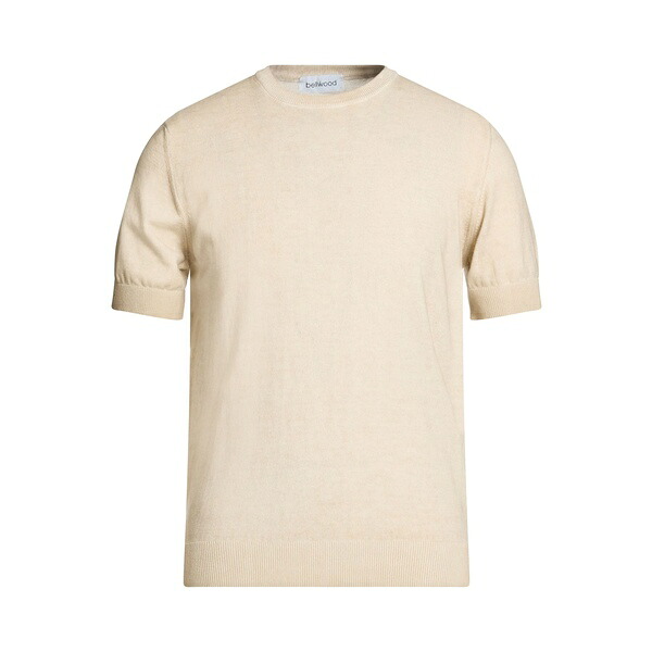 【貨物輸送無料】 呼びりん木材 メンズ 編み物\u0026ティーシャツ アウター Sweaters Beige
