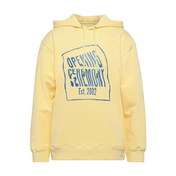 【貨物輸送無料】 開会式 メンズ パーカー・スウェットシャツ アウター Sweatshirts Yellow