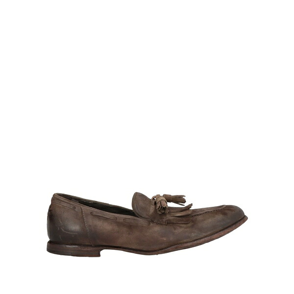【貨物輸送無料】 ル ルエマルセル メンズ スリッポン・ローファー シューズ Loafers Brown
