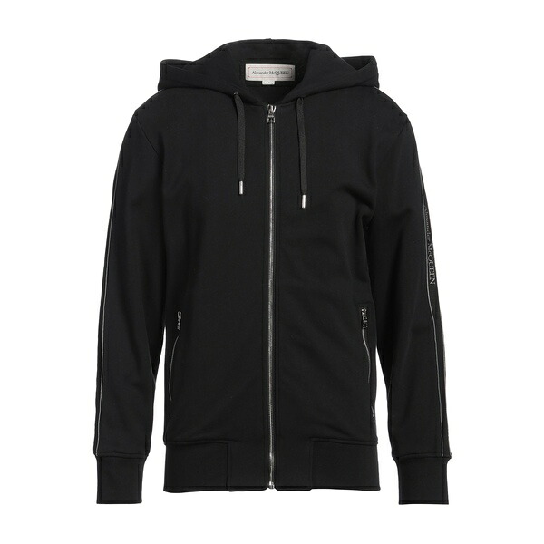 【貨物輸送無料】 マックイーン メンズ パーカー・スウェットシャツ アウター Sweatshirts Black