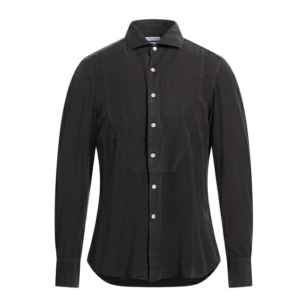 【貨物輸送無料】 ボリオリ メンズ プルオーバー トップス Shirts Brown