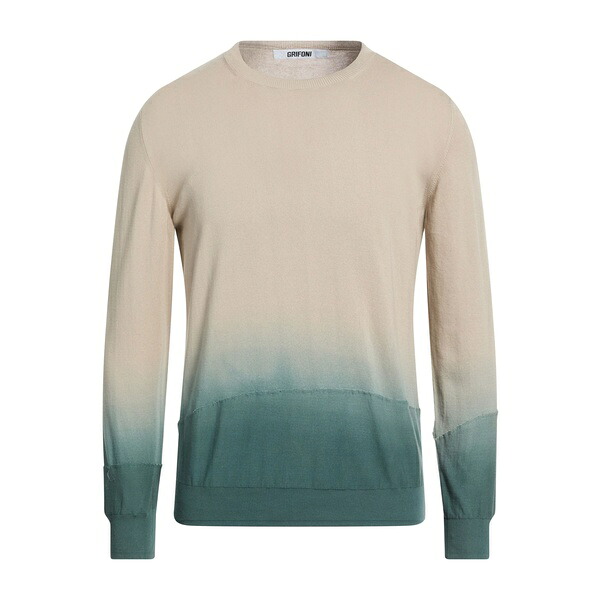 【送料無料】 グリフォーニ メンズ ニット&セーター アウター Sweaters Green｜asty