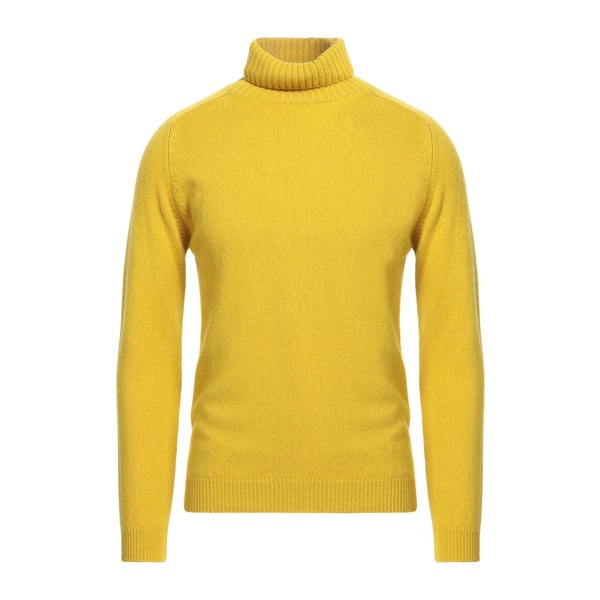 【貨物輸送無料】 ボリオリ メンズ 編み物\u0026スウェーター アウター Turtlenecks Yellow