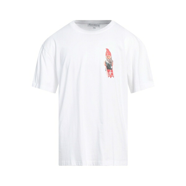 【貨物輸送無料】 J.W.アンダーソン メンズ プルオーバー トップス T-shirts White