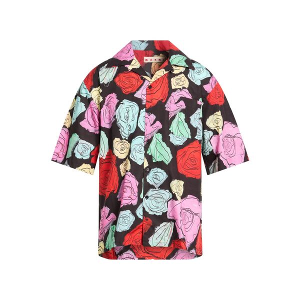 【貨物輸送無料】 マルニ メンズ プルオーバー トップス Shirts Red