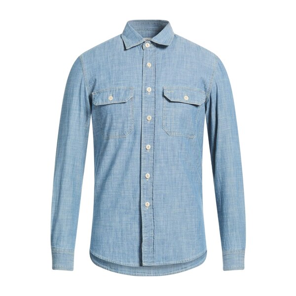 【送料無料】 テラ・ジェノバ メンズ シャツ トップス Denim shirts Blue｜asty