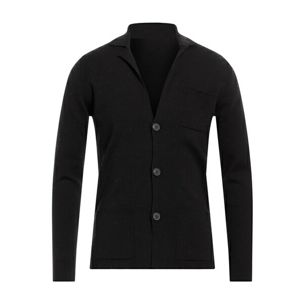 【貨物輸送無料】 アルファス テューディオ メンズ ジレー アウター Cardigans Black