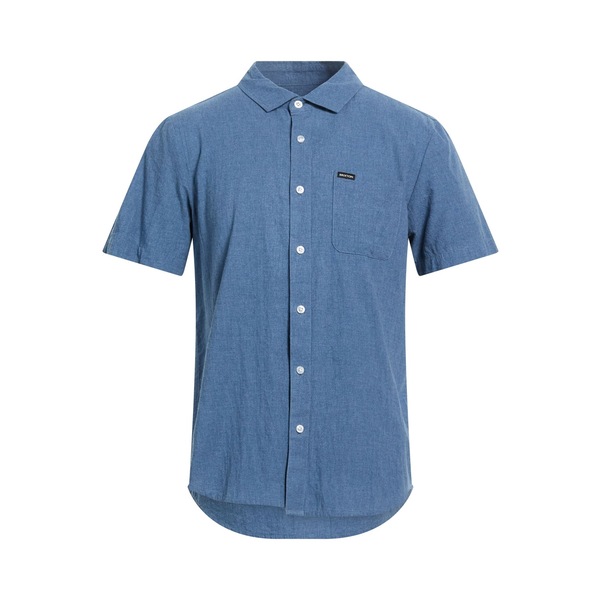 【貨物輸送無料】 ブリクス英トン メンズ プルオーバー トップス Shirts Blue